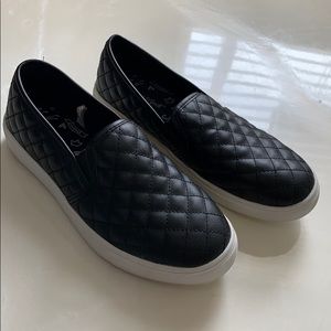 Black slip on shoes